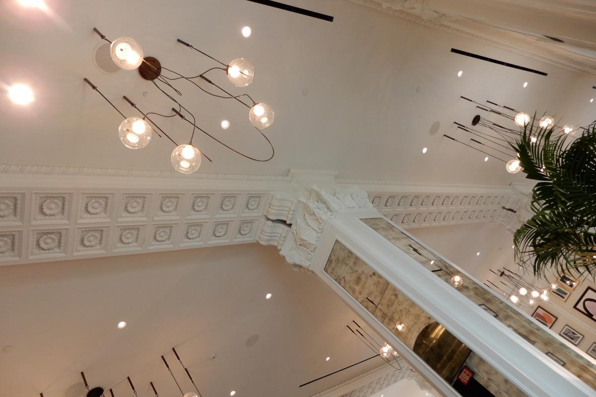lobby ceiling details